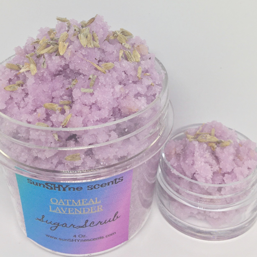 Oatmeal Lavender Whipped Sugar Scrub